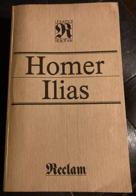 DDR Buch „Ilias“ Homer Reclam 11.Auflage 1984