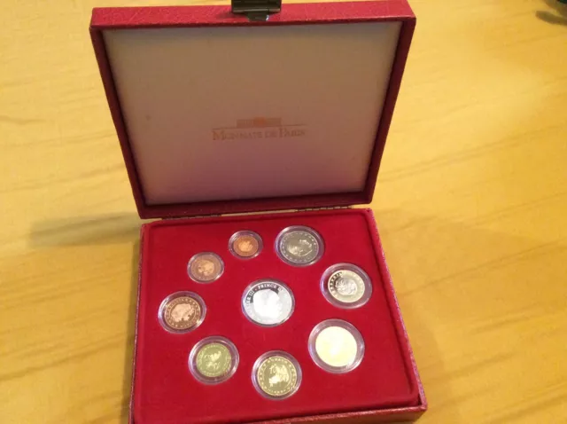 coffret pièces euros Monaco 2004 qualité Épreuve comme Neuf