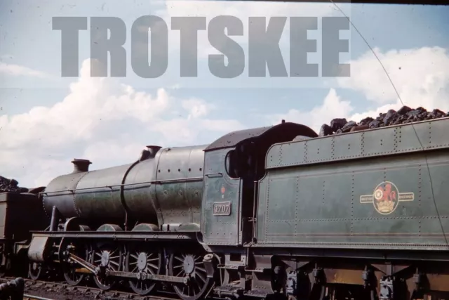 35MM SLIDE BR British Railways Steam Loco 4707 Class 4700 Old Oak