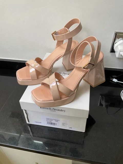 RUSSELL AND BROMLEY Groovy Baby platform sandal size /39 NEW