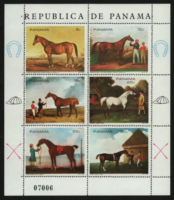 Panama 1968 - Mi-Nr. 1118-1123 ** - MNH - Pferde / Horses