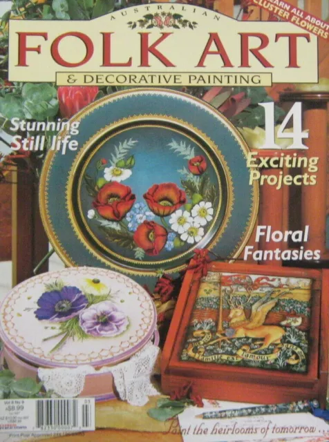 Folk Art & Decorative Painting Magazine Vol 8 No 9 - 25% Bulk Magazine Discount