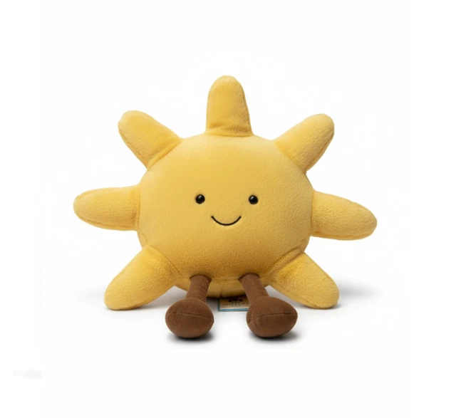 Jellycat Amuseables Sun Stuffed Toy, Medium 12 inches - Sun Plush - Fun Gift Idea