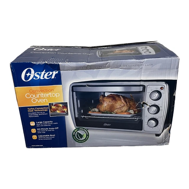 Oster 2132650 Oster 4-Slice Matte Black Compact Toaster Oven 2132650