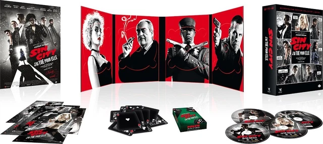 Sin City 2 J'ai tué pour elle Édition Collector Limitée Blu-Ray 3D/2D + DVD + CD