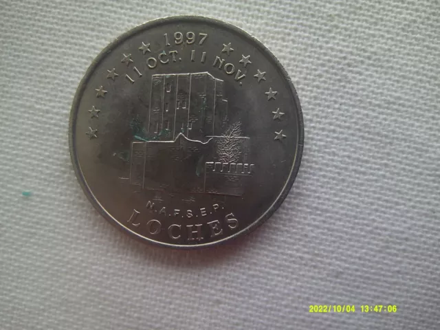 2 Euro temporaire de la ville de LOCHES 1997