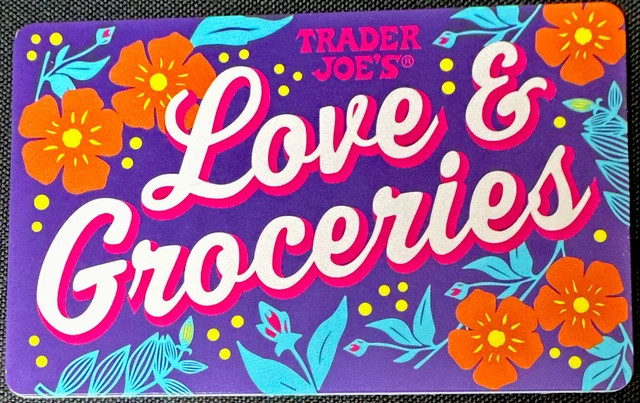 Trader Joe’s Gift Card✨❤️🌸💜🌺🩵✨$0.00✨Zero Value✨Love Groceries✨Awesome✨