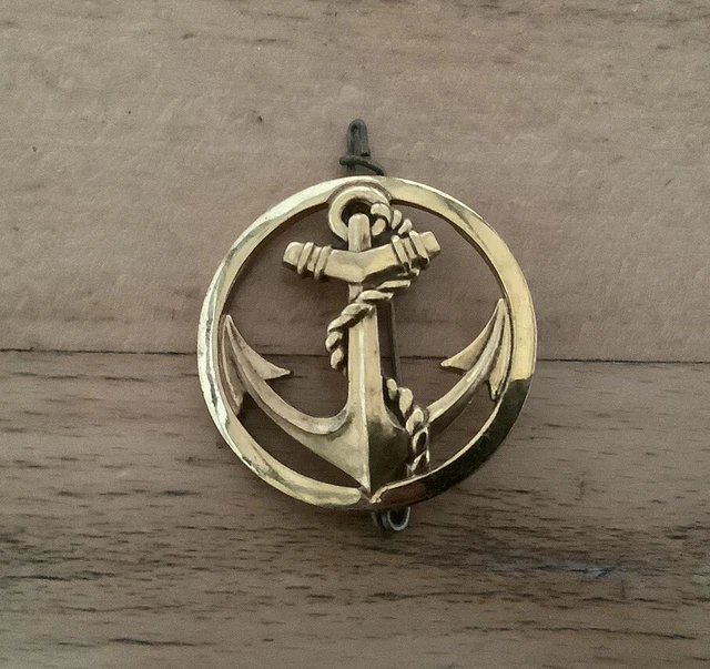 Insigne Béret Para Marine Parachutiste - Bichet Livry-Gargan - Ancien TBE