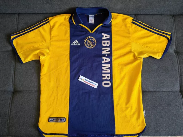 Ajax Amsterdam Jersey 2000 Adidas Trikot XL Football Away