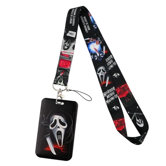 Cordino film horror urla + porta ID distintivo