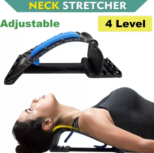 Neck Stretcher Upper Back Shoulder Cervical Traction Device Massager Pain Relief
