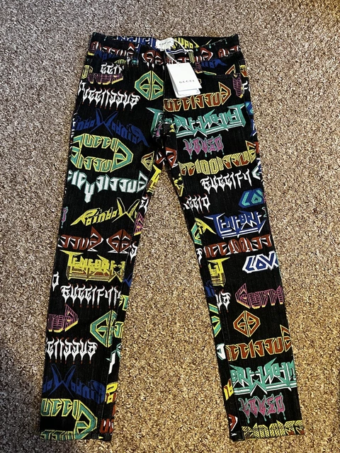 Jeans Neri Gucci Bambini Taglia Età 8
