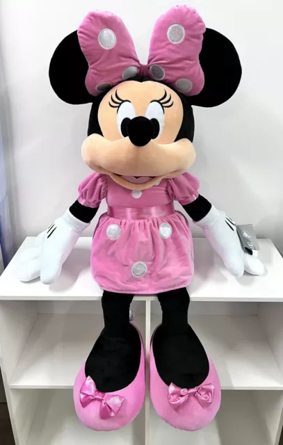 Gigante Minnie Mouse 120cm Peluche Disney Originale Ragazza Bambina 2