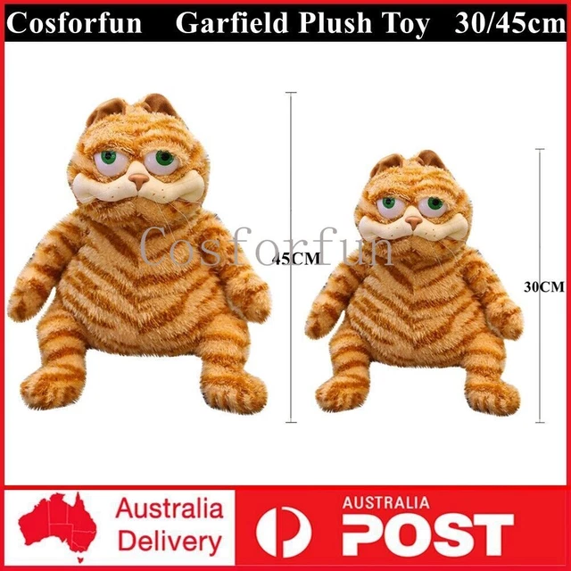 30/45cm Cute Animal Cartoon Garfield Soft Stuffed Plush Toy Cat Kids Gift Doll