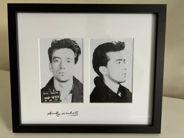 Andy Warhol “Signed” America’s Most Wanted Men No. 11 John Joseph H. Jr Framed