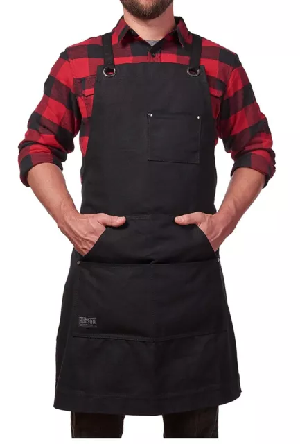 Hudson Durable Goods - Waxed Canvas Work Apron - 16 oz  [BRAND DIRECT]