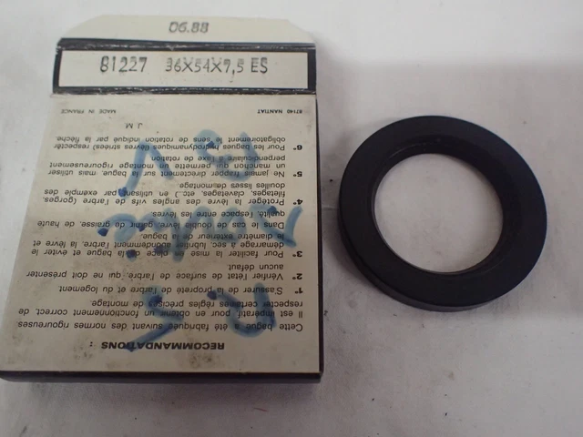 Joint Spi Bague à Lèvre 36x54x7.50 CB Simple Lèvre Nitrile NBR