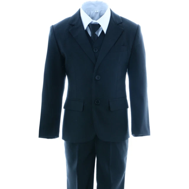 BOY2122  5-tlg.Kind​er festlich Junge Kommunions Hochzeit Anzug Gr.86-164