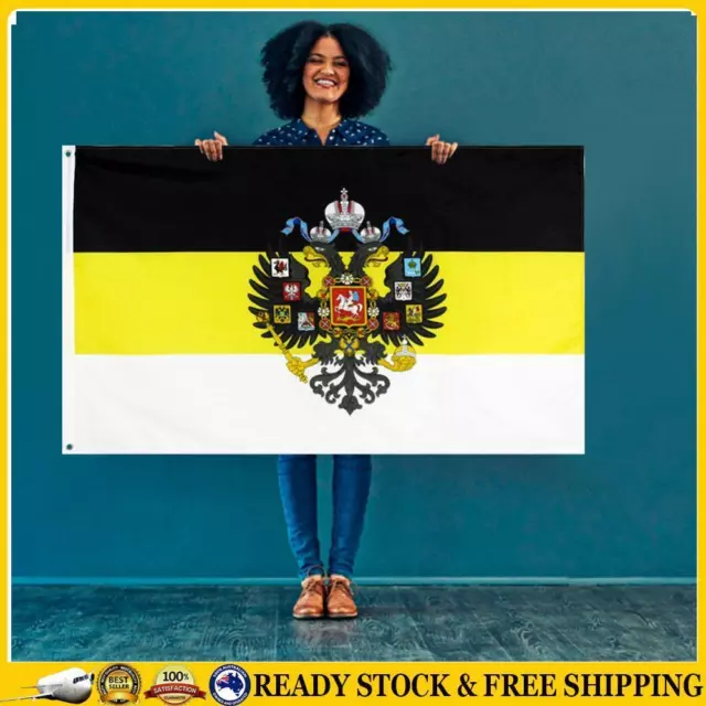 90x150cm Russian Empire Imperial President Flag Black Yellow White Russia Banner