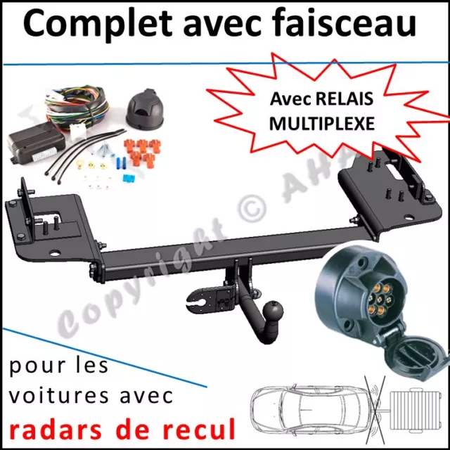 ATTELAGE remorque pour HYUNDAI Tucson 04-10 faisceau 7 br relais radars de recul