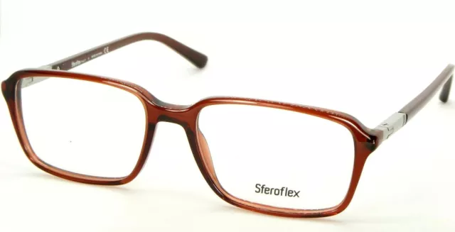 Neu Sferoflex Sf 1138 C563 Brown Transparent Brille 563 54-17-140mm