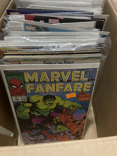 HUGE 65 COMIC BOOK LOT Marvel ONLY Old And New Comics