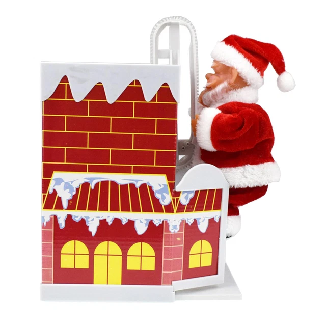 Weihnachtsmann Figur Klettern Schornstein Spielzeug Weihnachten Weihnachtsmann Puppen Dekor