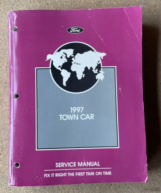 Original 1997 Ford Lincoln Town Car Service Workshop Technical Repair Manual