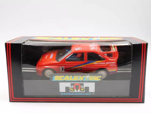 Scalextric Ford Escort Cosworth Barry Squibb C471 slot car 1:32 MIB Hornby Scx