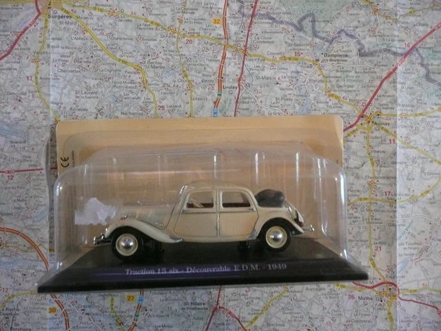 CITROËN Traction 15 Six Découvrable EDM 1949 NOREV 1/43 en Blister
