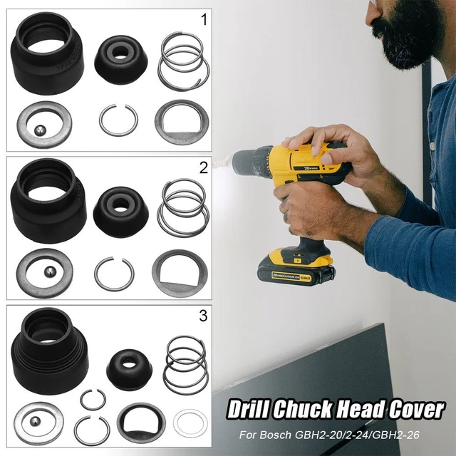 Electric Hammer Head Assembly For Bosch Gbh2 26 Percussion Drill Cylinder Gearbox Head Shell Chuck Sleeve Assembly