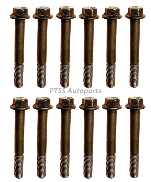 For Cummins Dodge Ram 5.9 6.7L 1998-2017 12Pcs Exhaust Manifold Bolts
