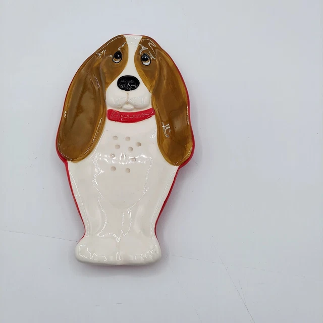 The Pioneer Mujer Cuchara Descanso Charlie Basset Hound Perro Cuchara Descanso Cocina