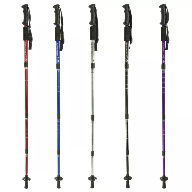 Teleskop Nordic Walking Stock Stöcke Wanderstöcke Antischock 50-110cm Alu