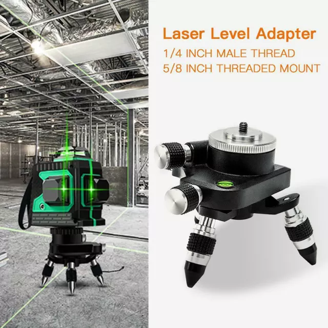 12 Laser -Laserpegel -Adapter 360 ° 3D Querstrahl Selbstniveau -MesswerkzeugkEL