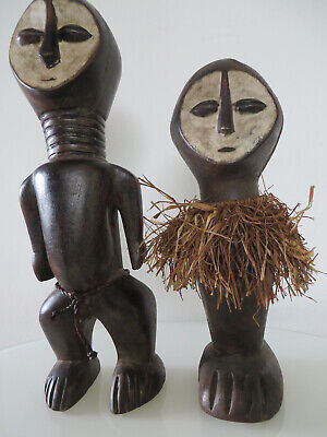 Lega Bwami Society Sculpture Congo, African Tribal Art. Wood 2