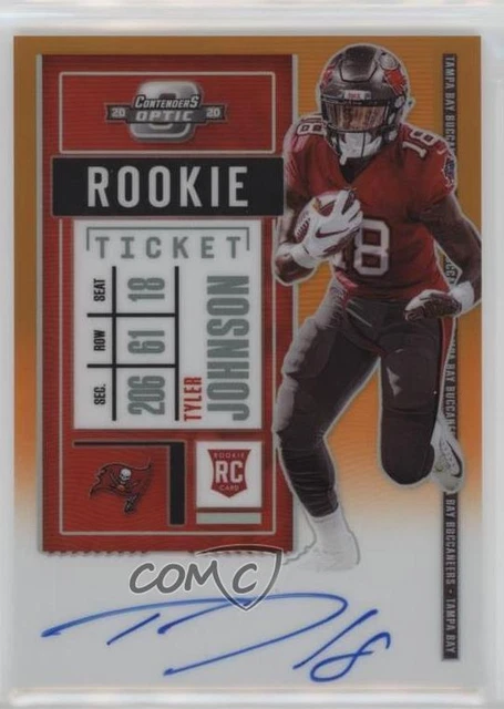 2020 Panini Contenders Optic Ticket RPS Orange /50 Tyler Johnson Rookie Auto RC
