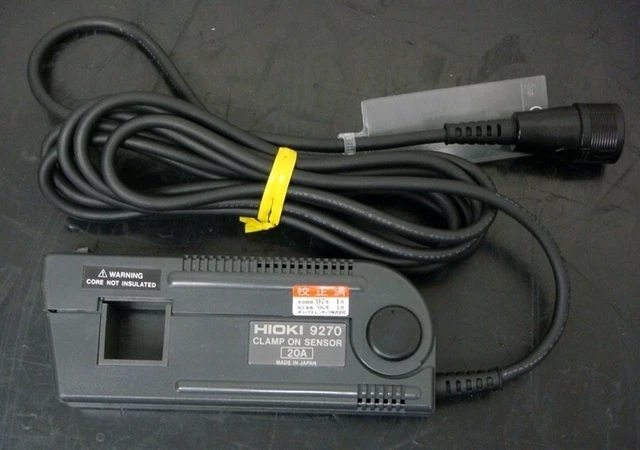 Hioki 9270 AC 20A 10Hz-50KHz Current Probe with Amplifier Tested Used