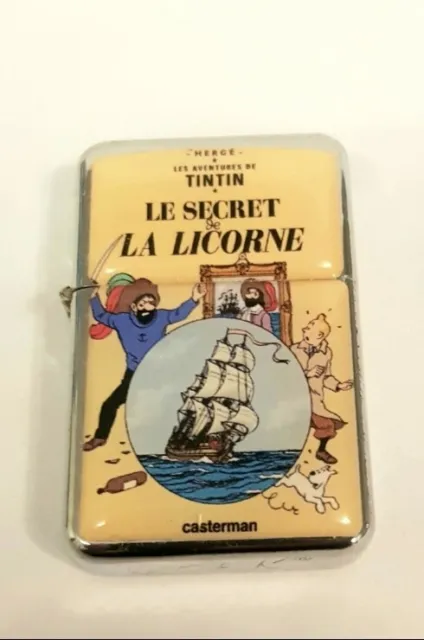 Briquet à essence des aventures de Tintin " le secret de la licorne " Collector