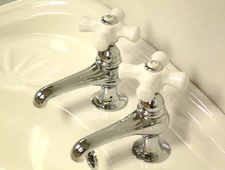Elements Of Design ES3201PX Double Handle Lavatory Basin Tap - Chrome