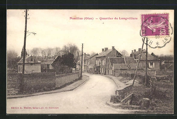 CPA Noailles, Quartier de Longvillers 1933