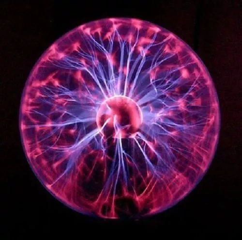 Sfera Lampada Al Plasma Ball Scariche Elettriche Arredo Hi Tech Luce Regalo