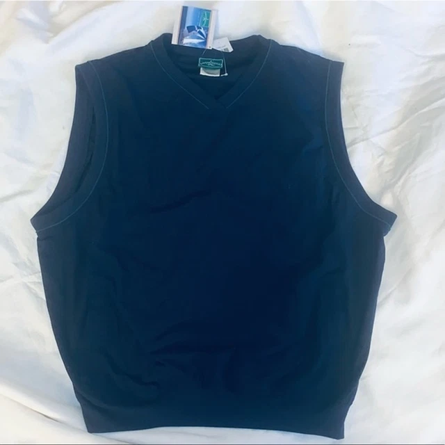 MENS GOLF WINDVEST Nylon Outer Banks NWT Size Large Sleeveless VNeck Polo 28.65 PicClick AU