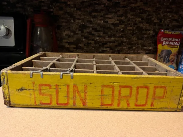 Rare Vintage Sun Drop Soda Crate