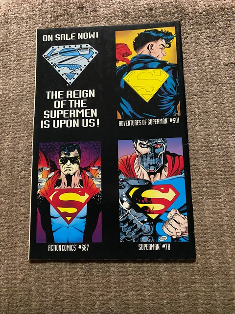 Superman: The Man of Steel #22 [Die-Cut Cover Edition] (Jun 1993, DC) 2
