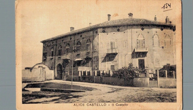 Vercelli Alice Castello il Castello F. Piccolo  spedita franc. asp.
