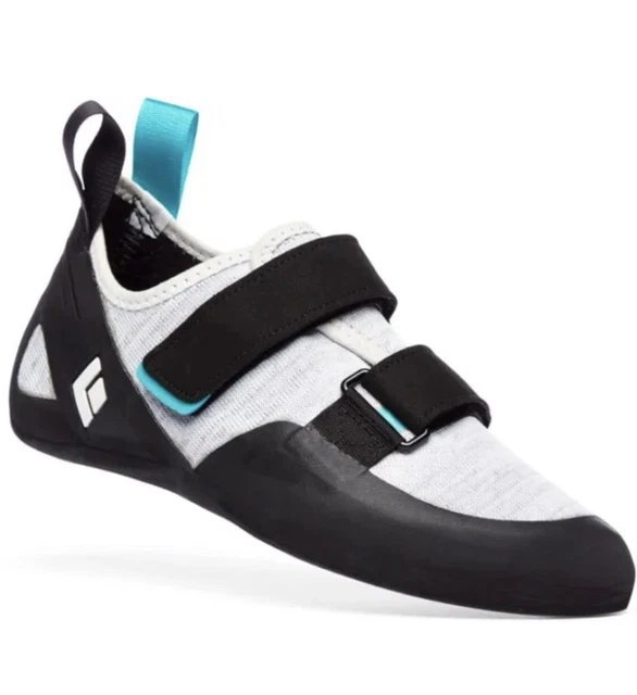 NEW Black Diamond Momentum Womens 6.5 / Mens 5.5 Rock Climbing Shoes Black/Alloy
