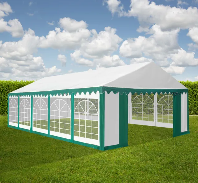 XXL 5x10 m PVC Bierzelt Zelt Pavillon Partyzelt Festzelt Vereinszelt Gartenzelt