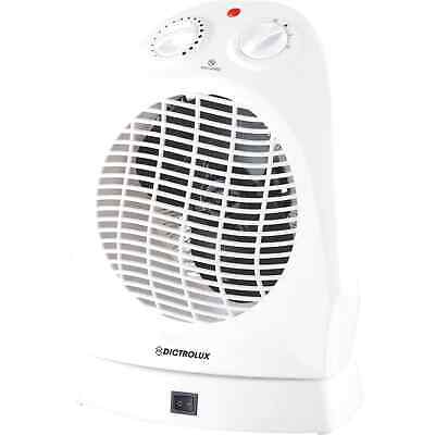 CFG CFG ER022 BUDDY STUFA TERMOVENTILATORE CON TERMOSTATO 2000W BIANCO E ROSSO 