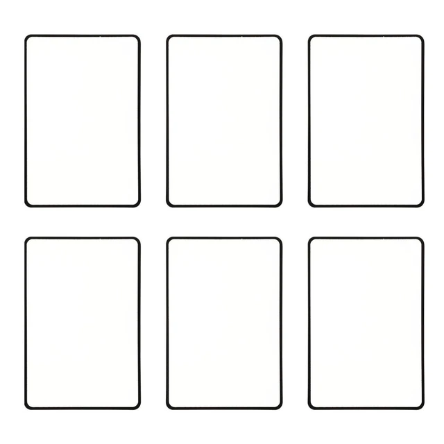 6 Pcs Kleine Seitenlupe Ältere Lupe Zum Lesen Lupe Lesezeichen Handlupe Karte